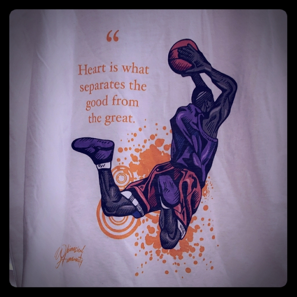 🥂 Basketball Michael Jordan Quote Dunking Tee